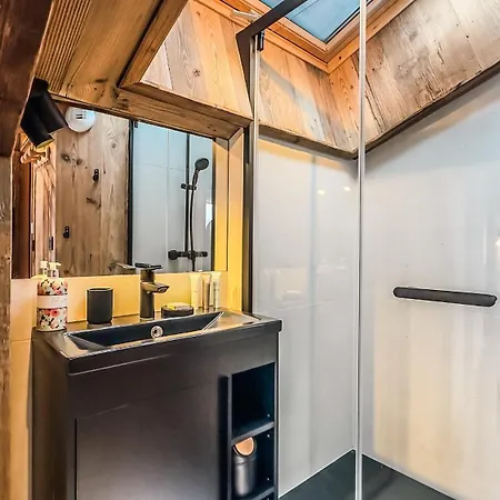 木屋 Nouveau ! Nova - - Cheminee, Jacuzzi, Superbe Vue *